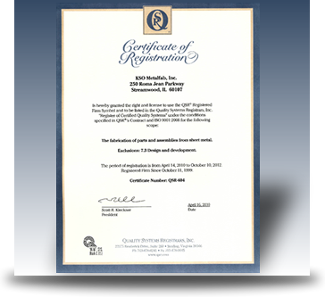 Certifications